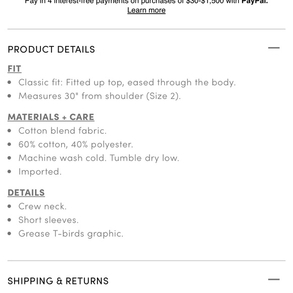 NWT Torrid Grease T-Birds Classic Fit Cotton Ringer Tee - Picture 11 of 11